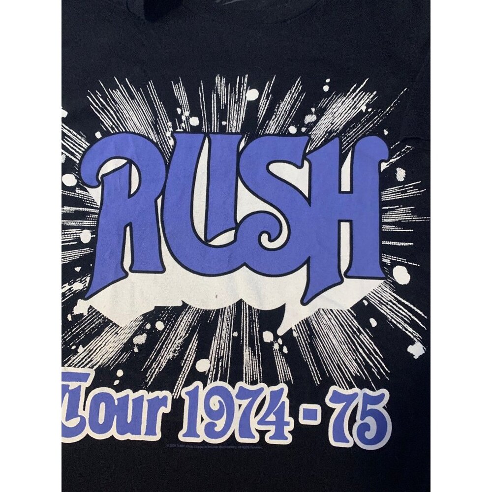 RUSH Tour T Shirt short sleeve graphic Black Unisex Medium - Picture 3 of 4
